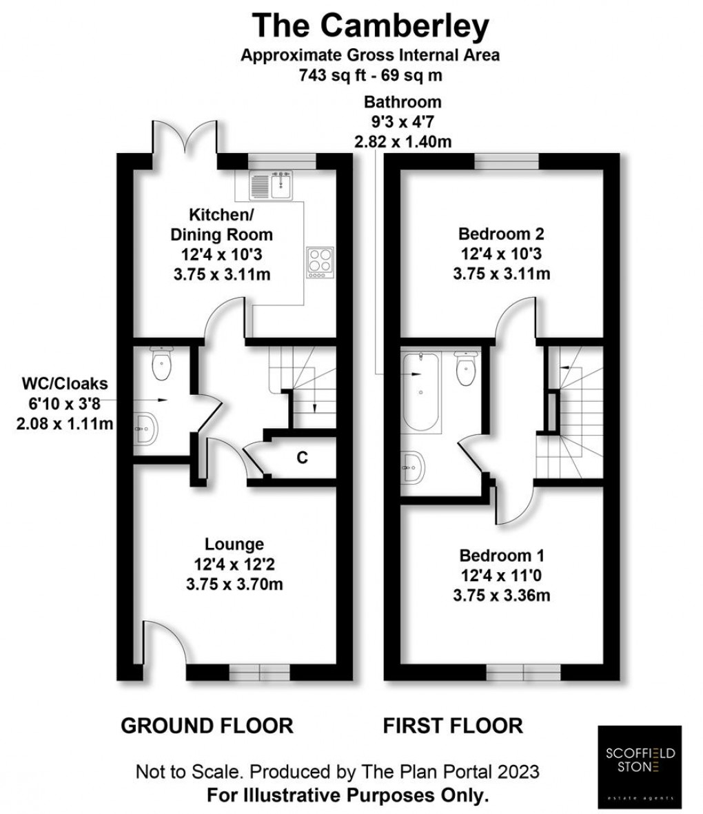 Floorplan for Lucas Lane, Hilton, Derby