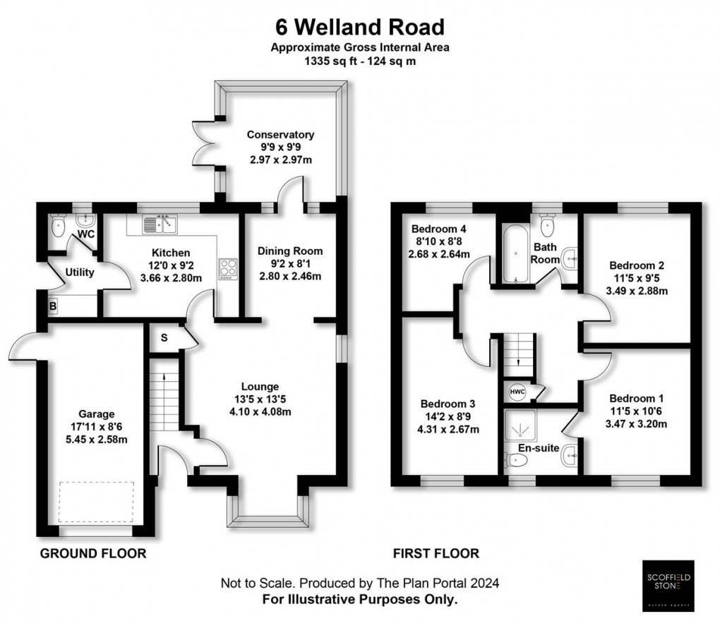 Floorplan for Welland Road, Hilton, Derby