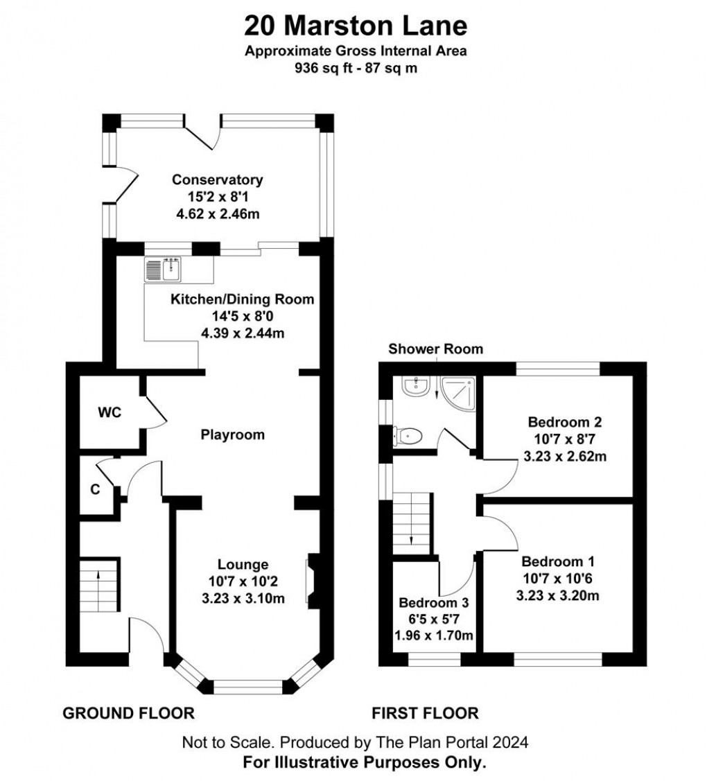 Floorplan for Marston Old Lane, Hatton, Derby