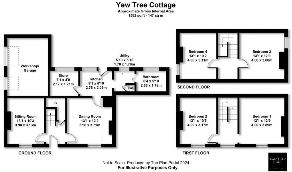 Floorplan for Uttoxeter Road, Foston