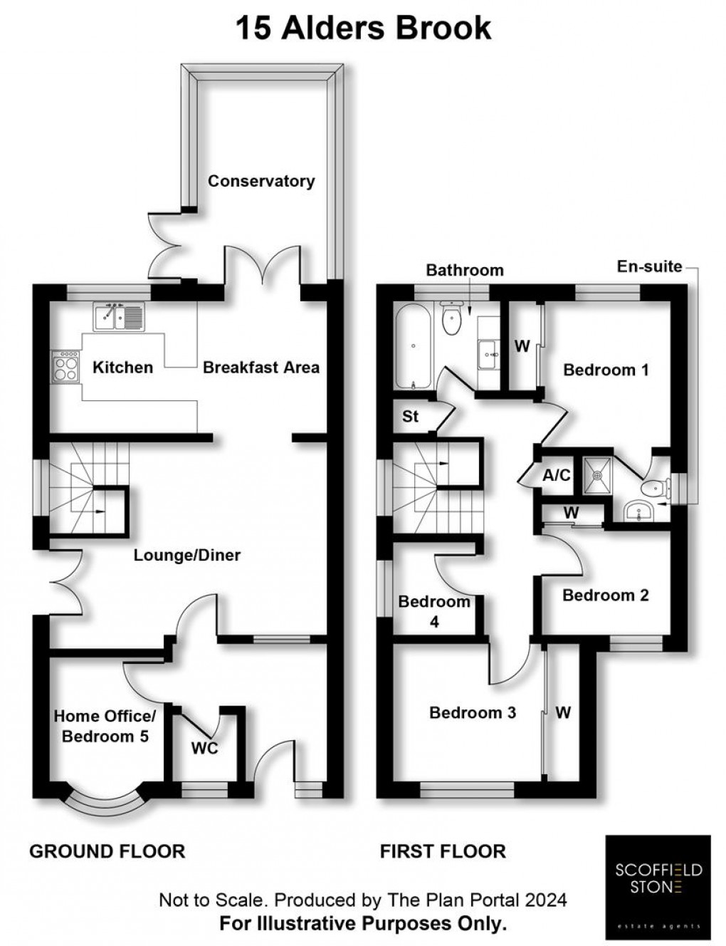 Floorplan for Alders Brook, Hilton, Derby