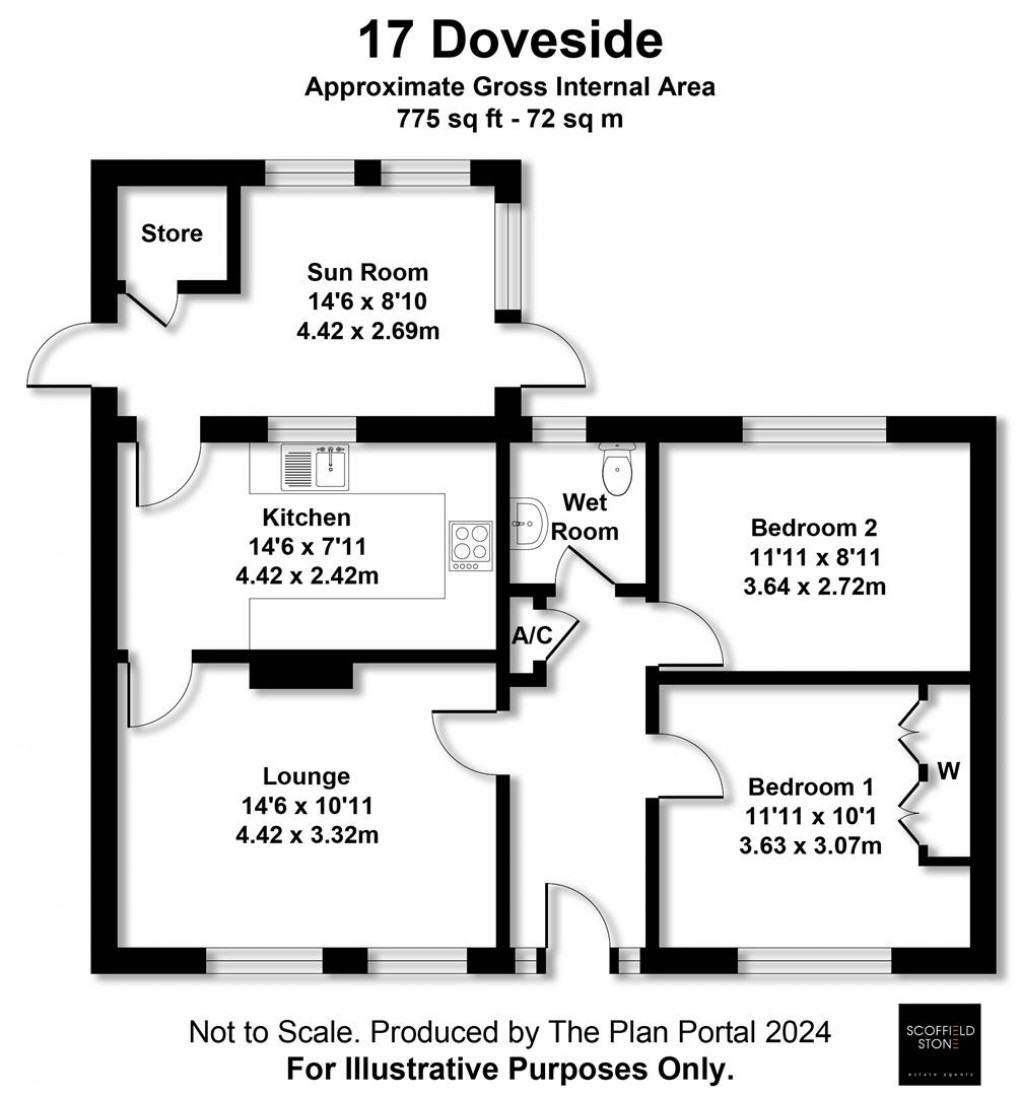 Floorplan for Dove Side, Hatton, Derby