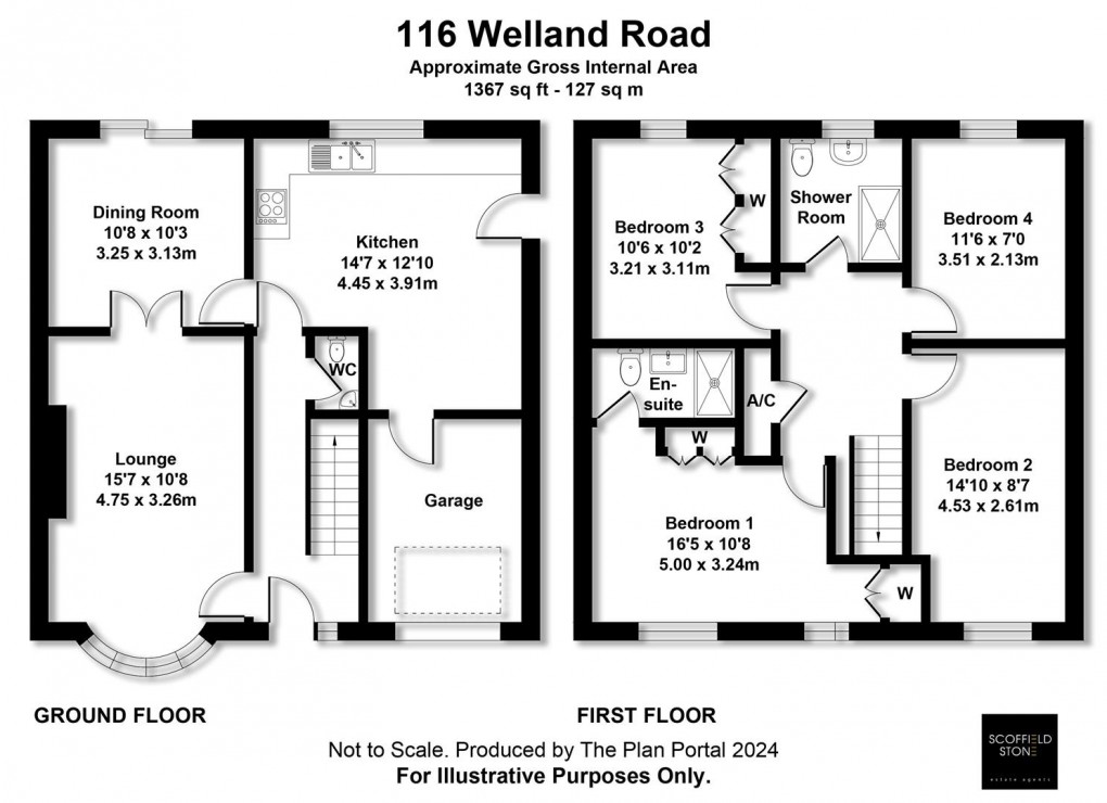 Floorplan for Welland Road, Hilton, Derby