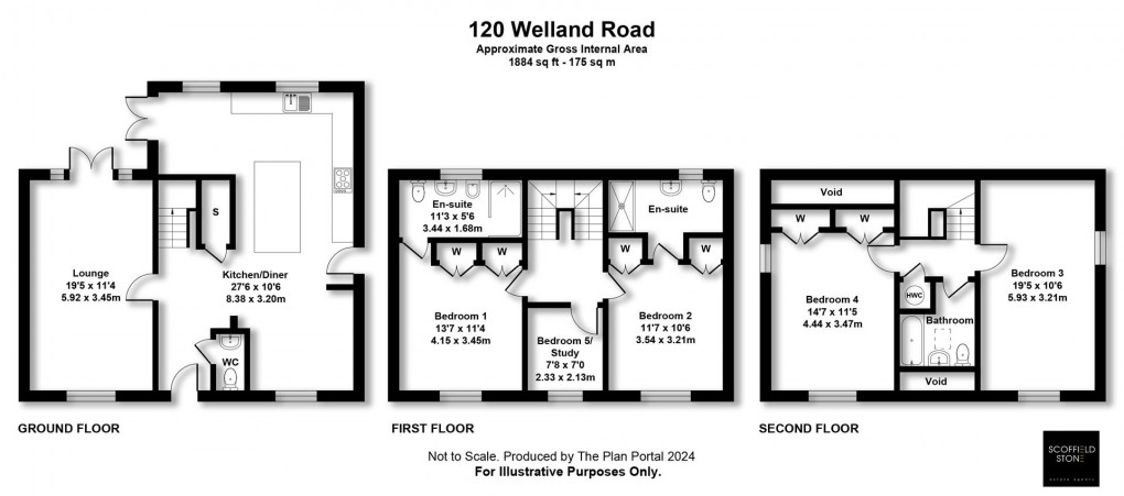 Floorplan for Welland Road, Hilton, Derby