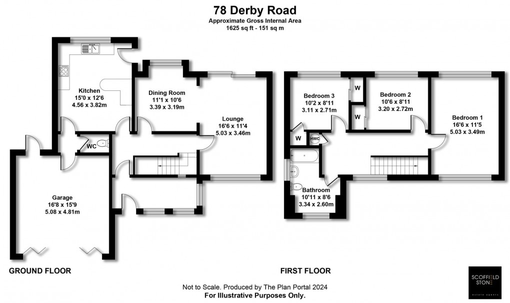 Floorplan for Derby Road, Hilton, Derby