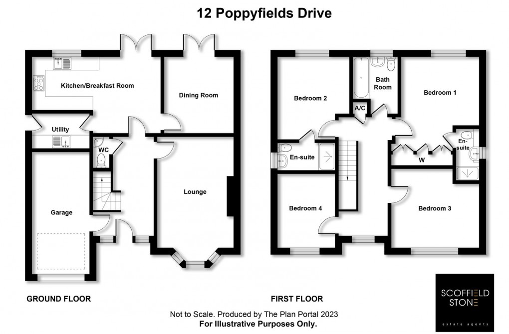 Floorplan for Poppyfields Drive, Mickleover, Derby