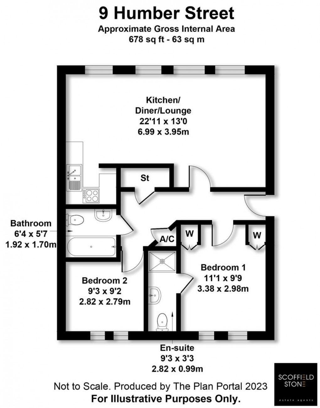 Floorplan for Humber Street, Hilton, Derby