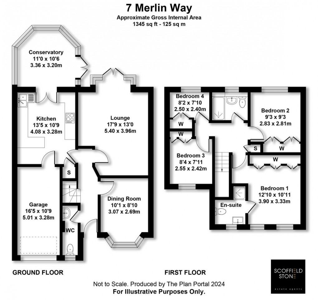 Floorplan for Merlin Way, Mickleover, Derby