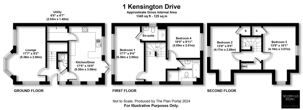 Floorplan for Kensington Drive, Hatton