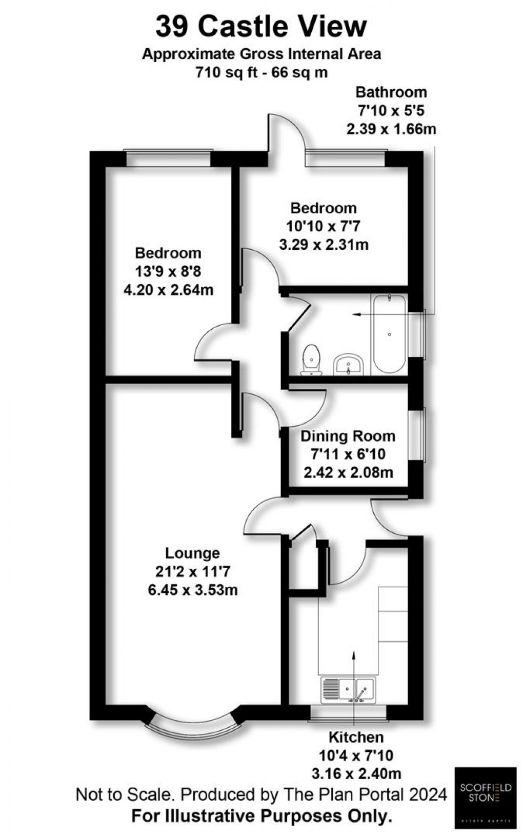 Floorplan for Castle View, Hatton, Derby