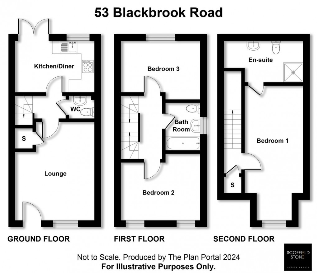 Floorplan for Blackbrook Road, Hilton, Derby