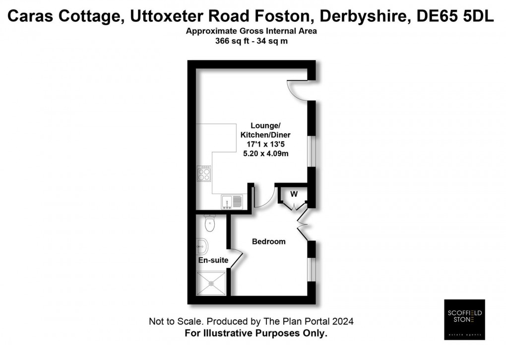 Floorplan for Uttoxeter Road, Foston