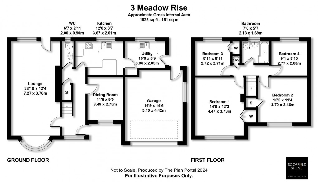 Floorplan for Meadow Rise, Church Broughton, Derby